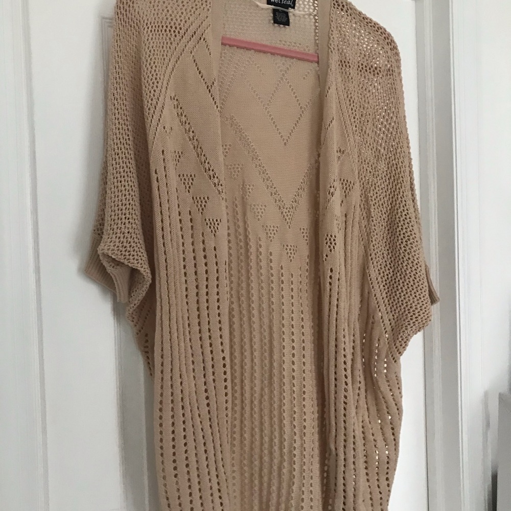 Oversized drape cardigan